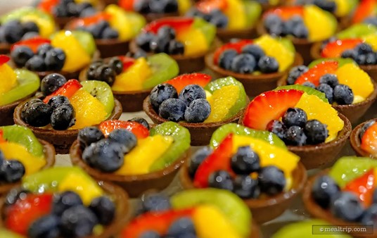 How gorgeous are all those little Fruit Tarts lined up like that? This was a really refreshing dessert... colorful and super fresh.