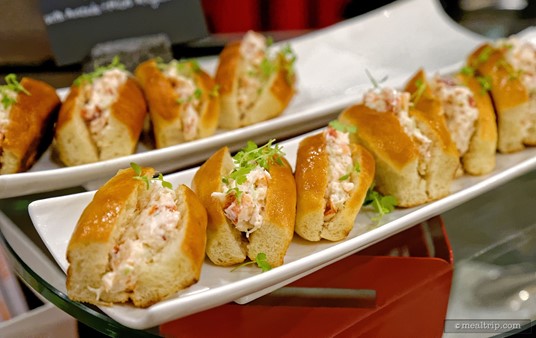 Mmmmm... Lobster Rolls at the Celebration at the Top event at California Grill.