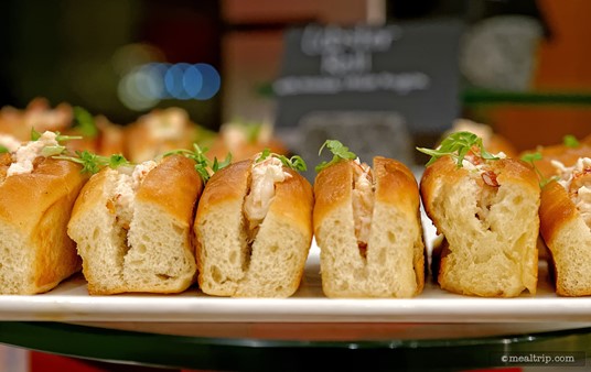 Lobster Rolls with Avocado & Micro Arugula.