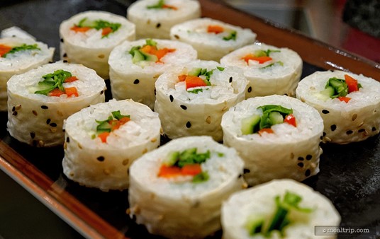 A closer look at the Vegetable Roll.