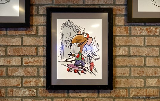 Hey, I finally found a print of Rizzo in his early years, delivering pizza on the streets of Manhattan on his skateboard.