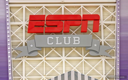 The ESPN Club Sign.