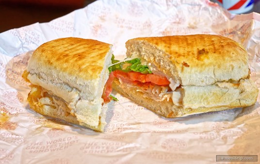 The Earl's Club combines freshly baked bread with turkey, bacon, swiss, lettuce, roma tomato and a special sandwich sauce.