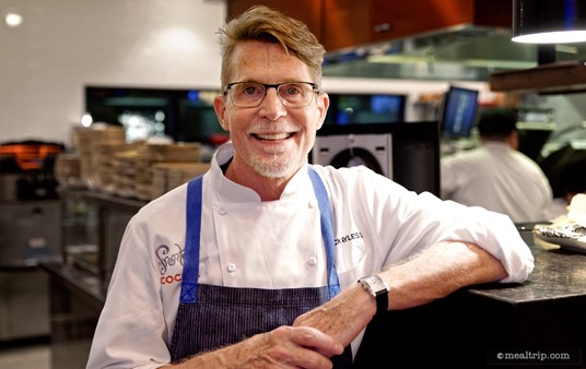 Hey look, it's James Beard Award winning chef Rick Bayless! If there was any doubt about the authenticity of Frontera Cocina's Mexican cuisine -- bam -- chef Bayless shows up several times a year to introduce seasonal specials. It doesn't get more authentic than Rick Bayless!