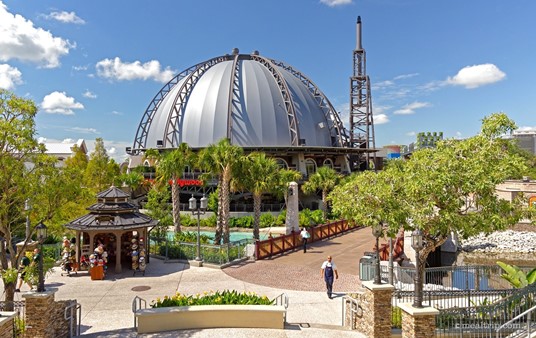 The dome. Planet Hollywood Observatory's exterior.