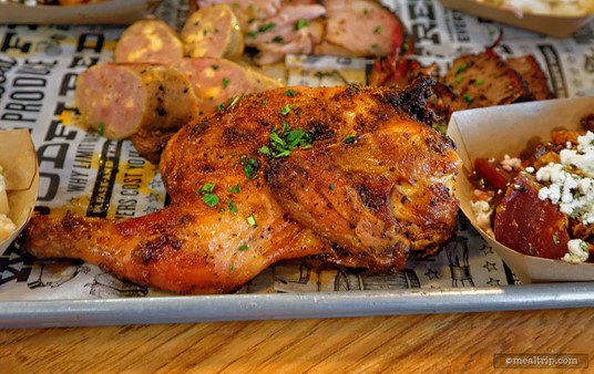 The Half Chicken at the Polite Pig is said to be Citrus-marinaded. The meat was moist, like a proper bbq meat should be.