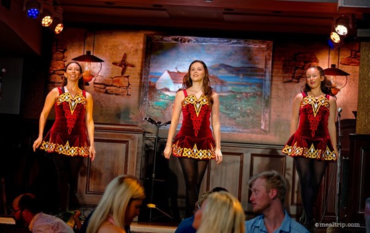 There's not really a bad seat in the center dining area for watching the dancers. 