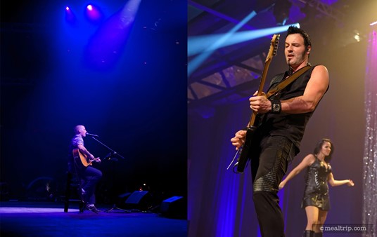 When the event first started, the music was provided by a single guitarist and was a little "corner bookstore" themed, but as the night progressed, so did the music and energy level!