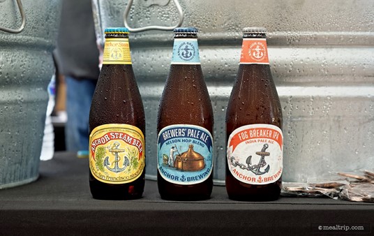 A sampling of Anchor Brewing's Craft Beers from the Swan and Dolphin Food and Wine Classic (2018).