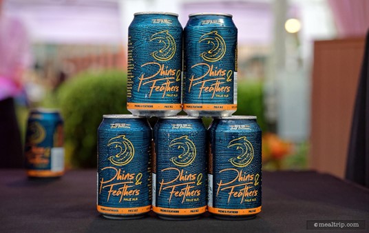 The Phins and Feathers Pale Ale from the Swan and Dolphin Food and Wine Classic (2018).