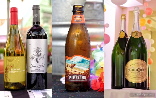 The Swan and Dolphin Food and Wine Classic has a wide variety of beer and wines (and a couple of cocktails and other spirits) available to sample. (2018).
