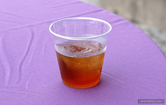 Typical cocktail size at the Swan and Dolphin Food and Wine Classic (2018).