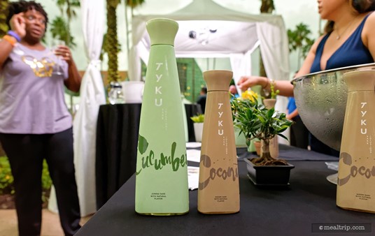 Tyku's Cucumber and Coconut Sake at the Swan and Dolphin Food and Wine Classic (2018).