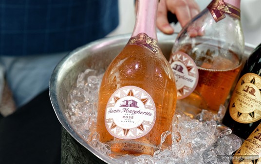 Santa Margherita Brut Rose Vino Spumante at the Swan and Dolphin Food and Wine Classic (2018).