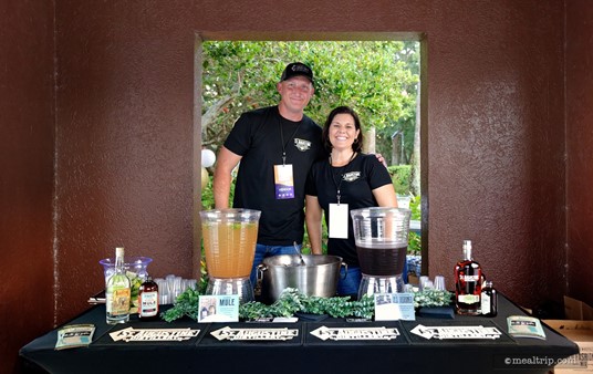 St. Augustine Distillery was mixing up a couple of cocktails (which are kind of hard to find at the festival... there are more wine and beer selection than mixed drinks)... so the Mule and Old Fashioned were a welcome and refreshing surprise. (PS - These folks know how to mix a cocktail too!) (2018)