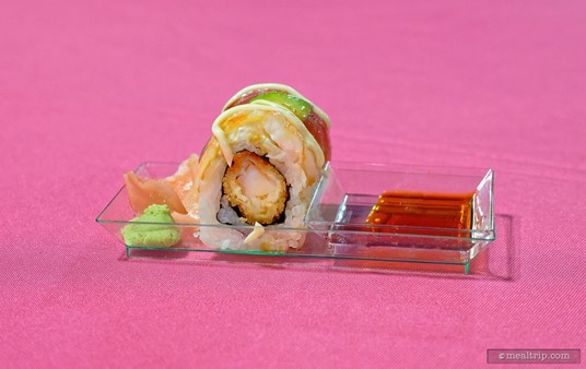 Dragon Roll, Crispy Shrimp, Yellowfin Tuna, Haas Avocado, Kewpie Mayonnaise from Kimonos (2021).