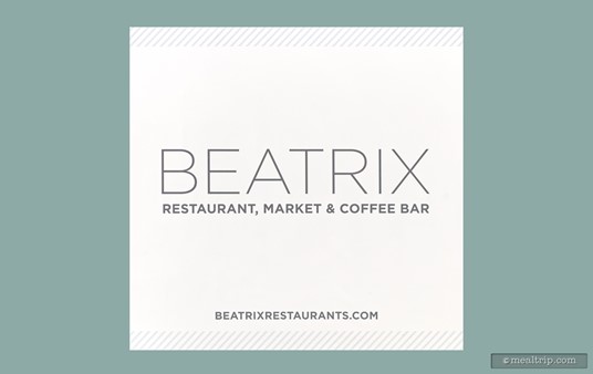 The Beatrix logo sign.