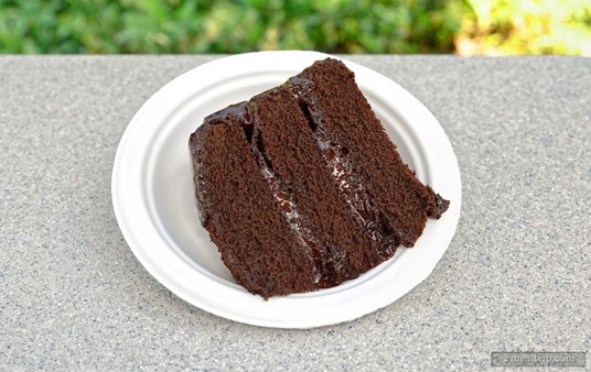 Three Layer Chocolate Cake with Chocolate Icing is one of the desserts that was available at Altitude Burgers — while that might change from day to day — it's usually one of the desserts.