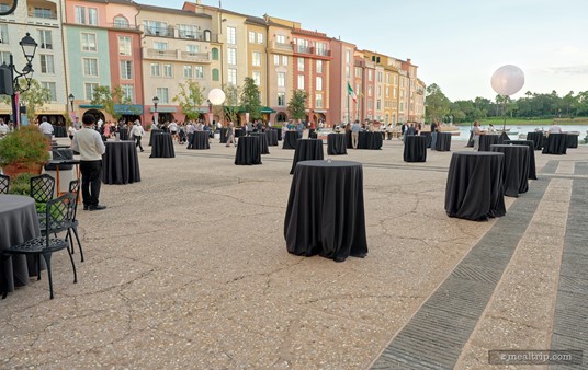 A look at the Harbor Piazza at the 2022 La Dolce Vita event.