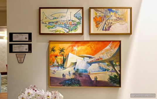 There's quite a number of really cool concept art pieces that show various ideas for the Tomorrowland area at the Magic Kingdom.