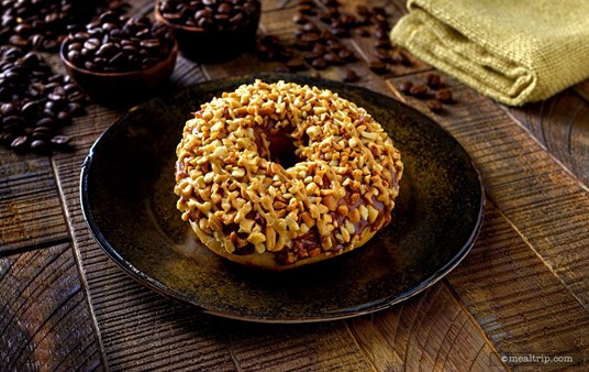 The Chocolate Peanut Crunch donut from Coaster Coffee Company Express.