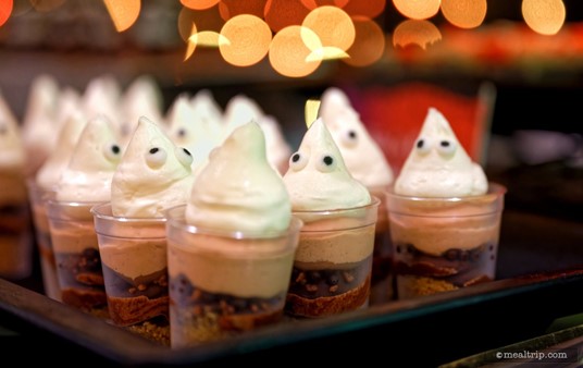 Oh hey little ghost topped dessert.