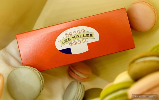 French Macarons box from Les Halles Patisserie.
