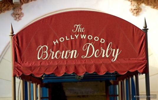 The Hollywood Brown Derby Entrance
