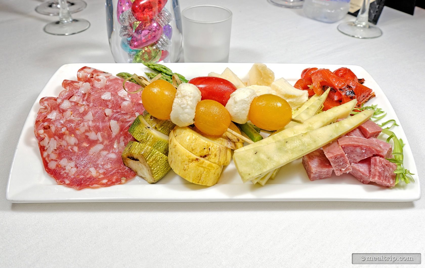 An Antipasto Plate from the VIP Menu