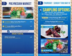 Polynesian Market Menu Boards with Prices