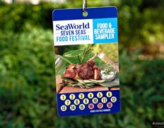 Seven Seas Food Festival Sampler Lanyard For Annual Passholders