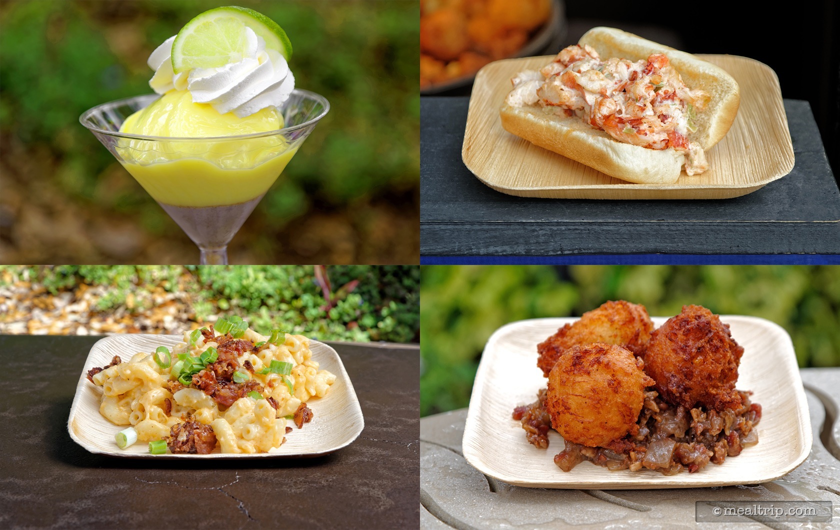 Menu Items & Booth Names for the 2019 Seven Seas Food Festival (Text List)