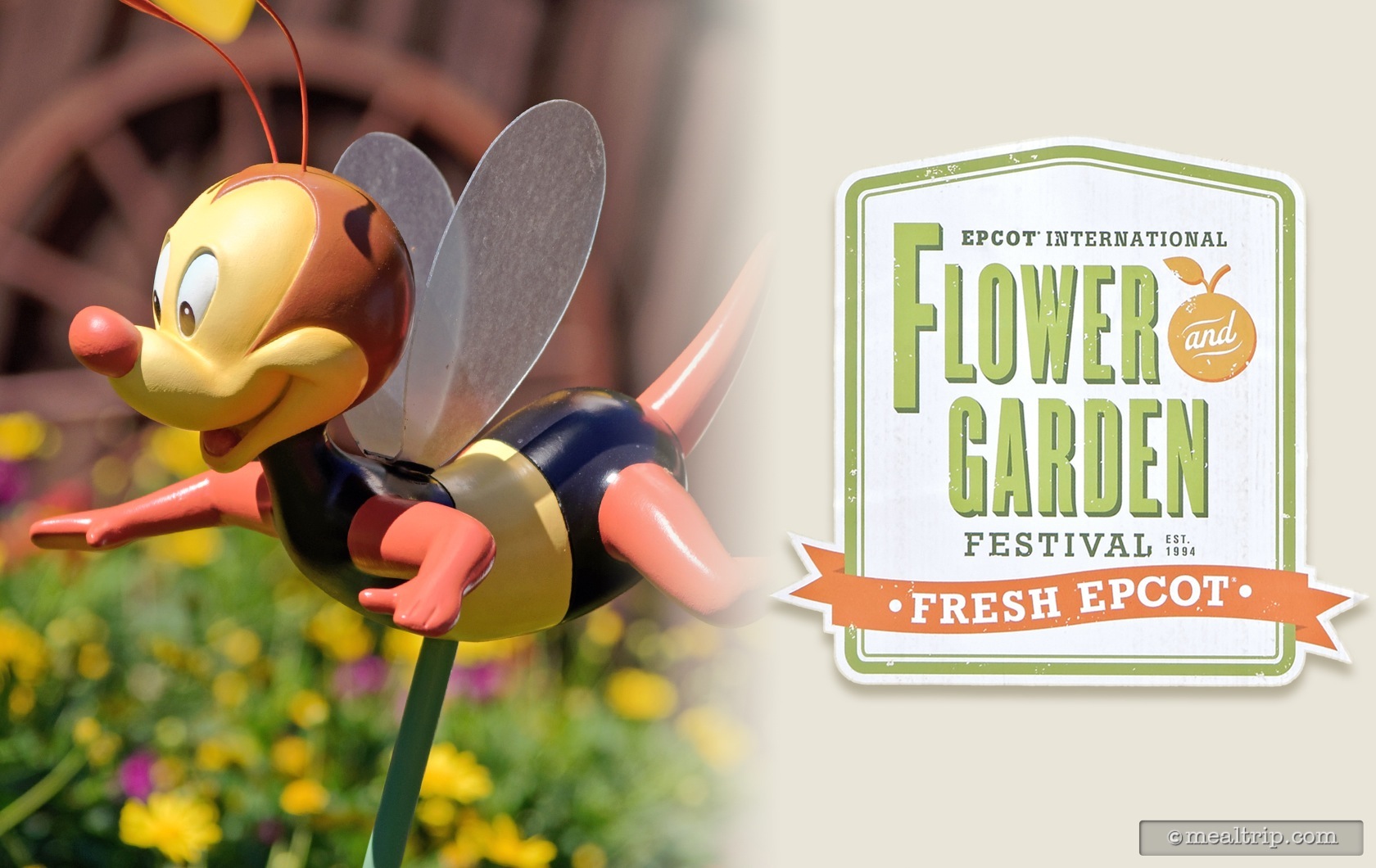 2020 Epcot International Flower & Garden Festival Food Booth Menu Items (Text List)