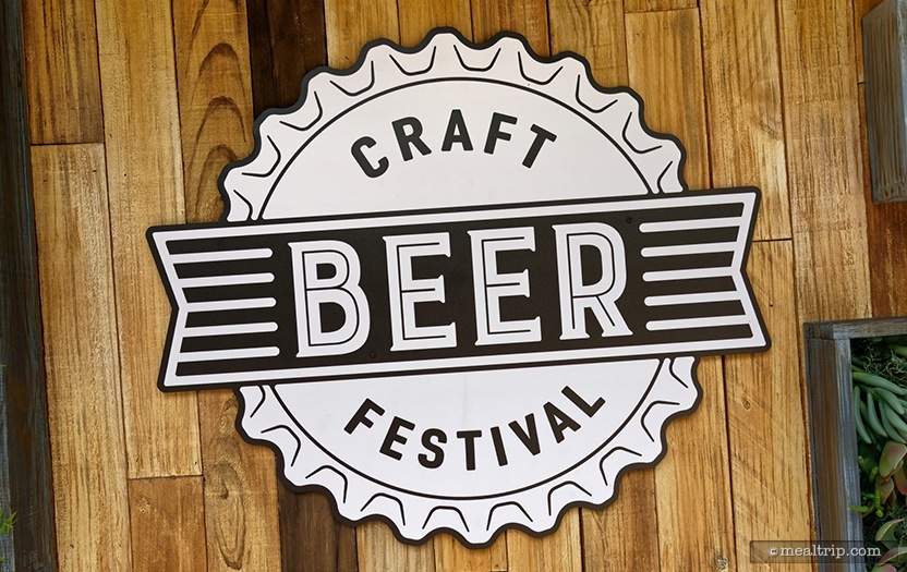 Food, Beer, and Cocktail Menu Items for the 2021 Craft Beer Festival at SeaWorld, Orlando (Text List)