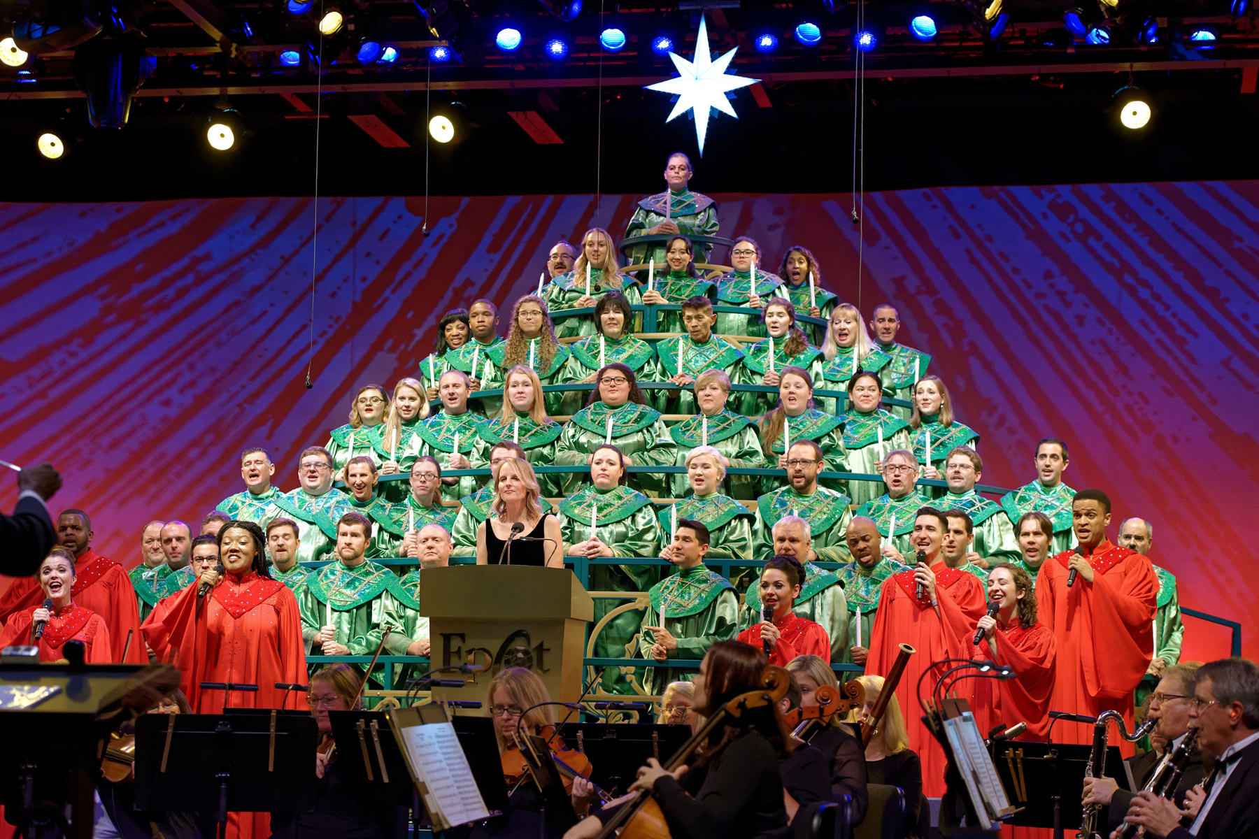 Candlelight Processional Celebrity Narrator List for 2021 Epcot