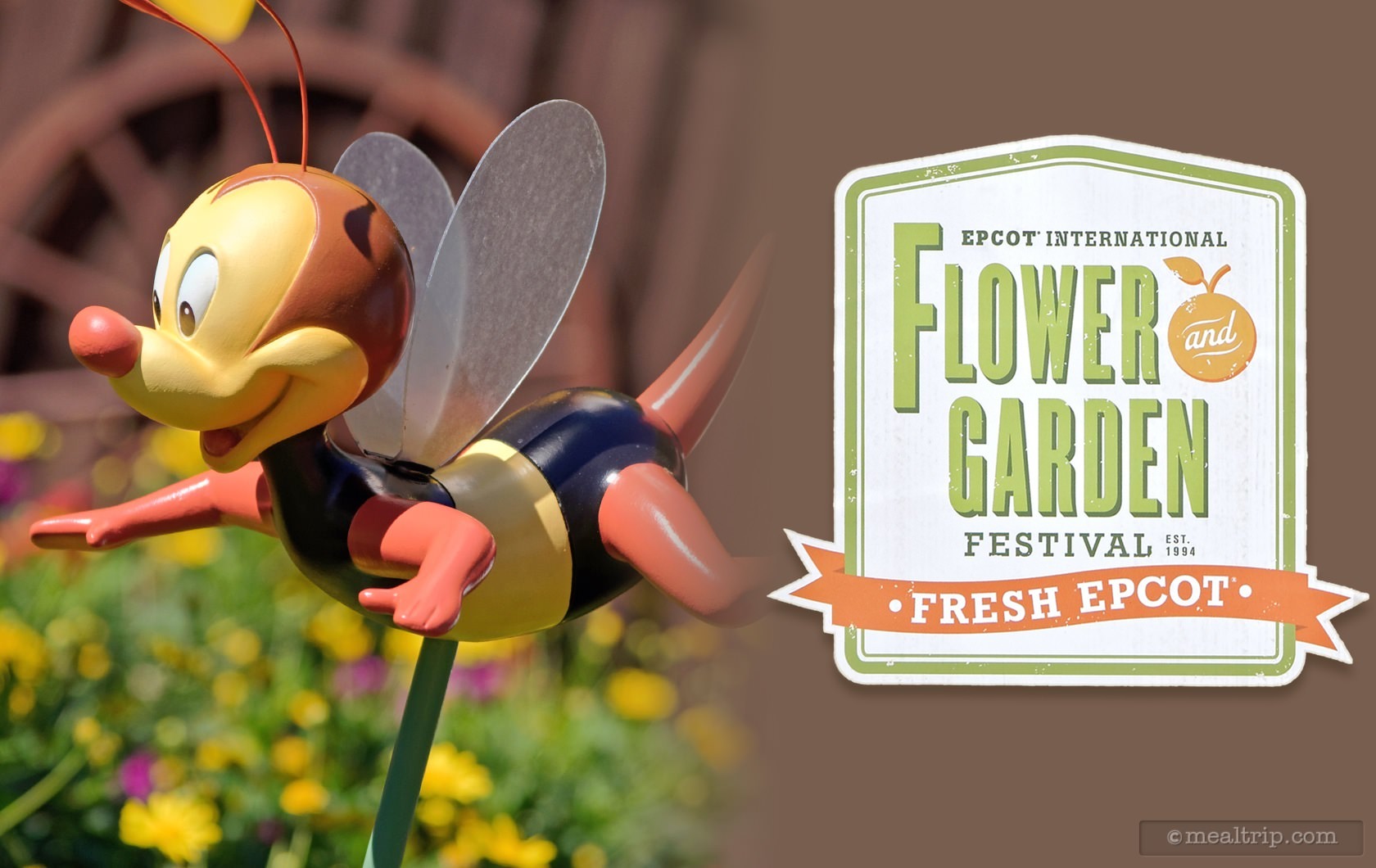 2022 Epcot International Flower & Garden Festival Food Booth Menu Items (Text List)