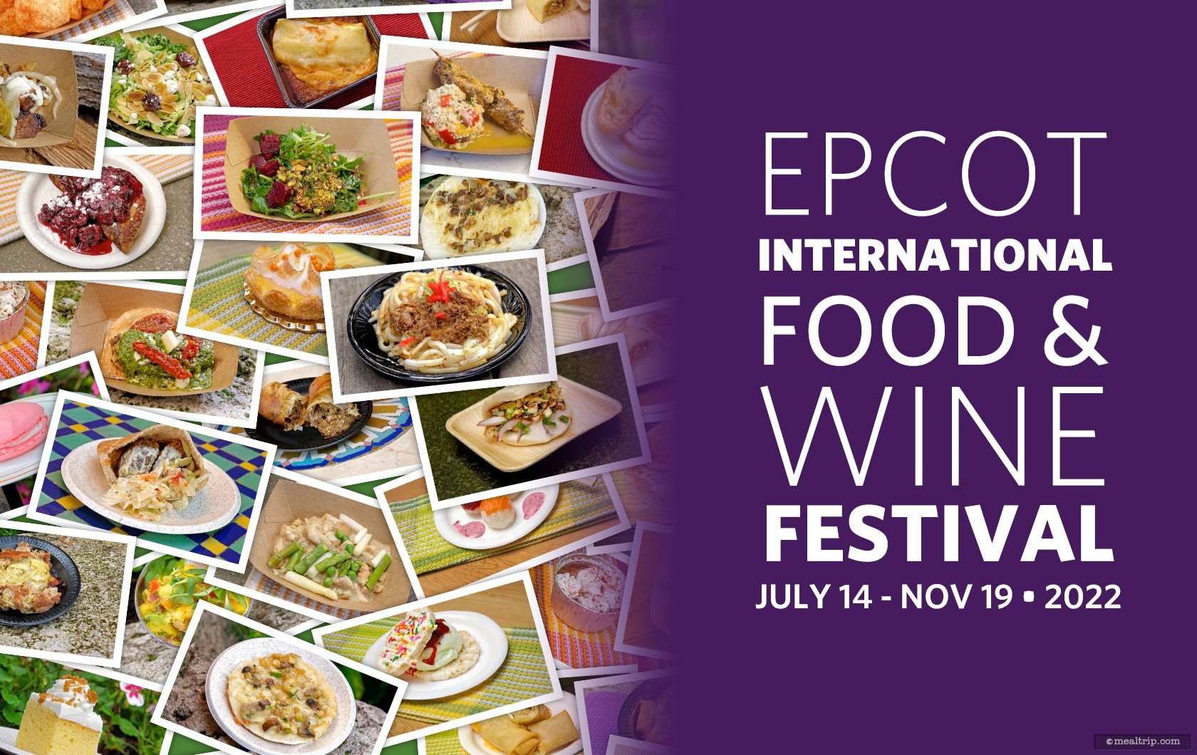  Menu Items and Booth Names for the 2022 Epcot International Food and Wine Festival
