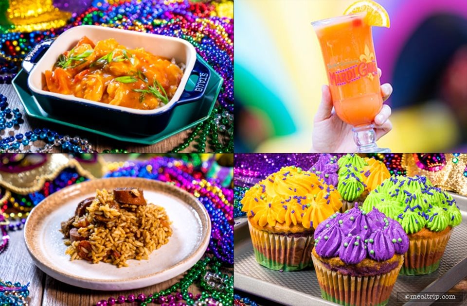 The 2023 Mardi Gras Menu at Busch Gardens Tampa