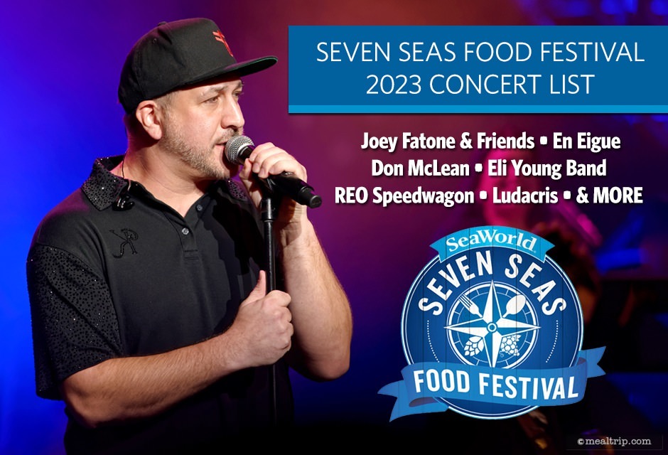Seven Seas Food Festival Concert List for 2023