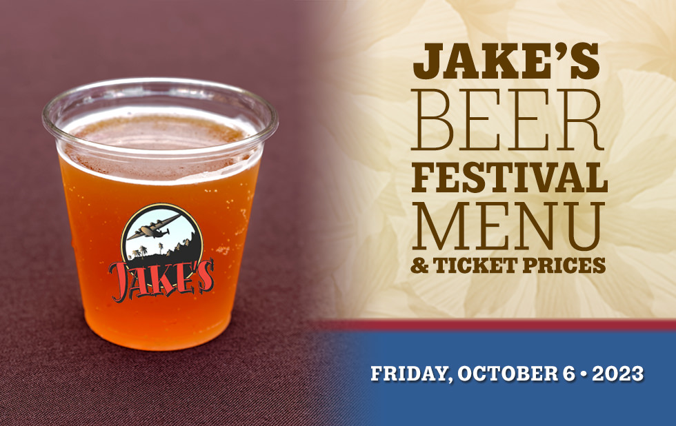 Jake's Beer Festival Fall 2023 – Menu Items and Prices