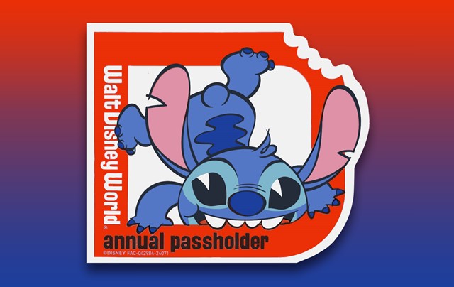 Stitch is the New Walt Disney World Annual Passholder Magnet.
