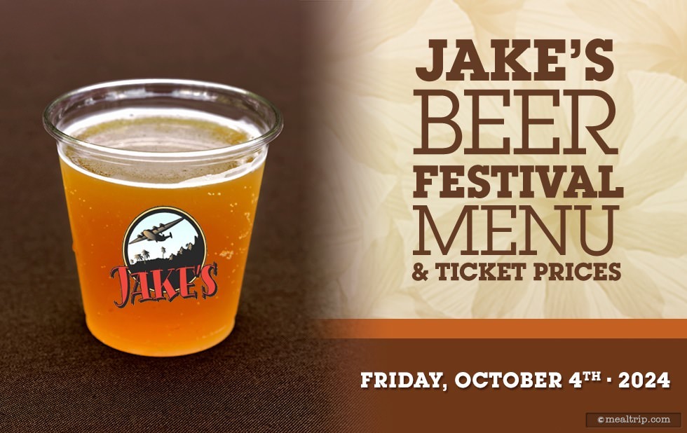 Jake's Beer Festival October 2024 - Menu Items and Pricing