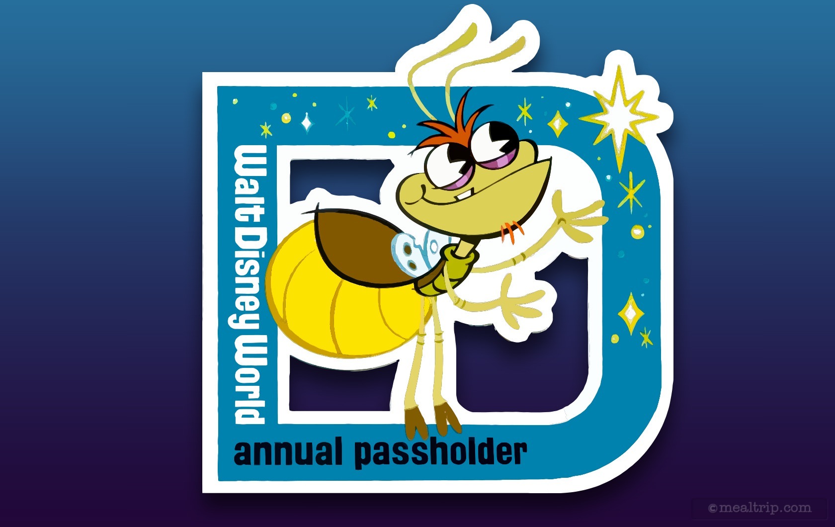 Ray from “The Princess and the Frog” is the Winter 2025 Walt Disney World Annual Passholder Magnet